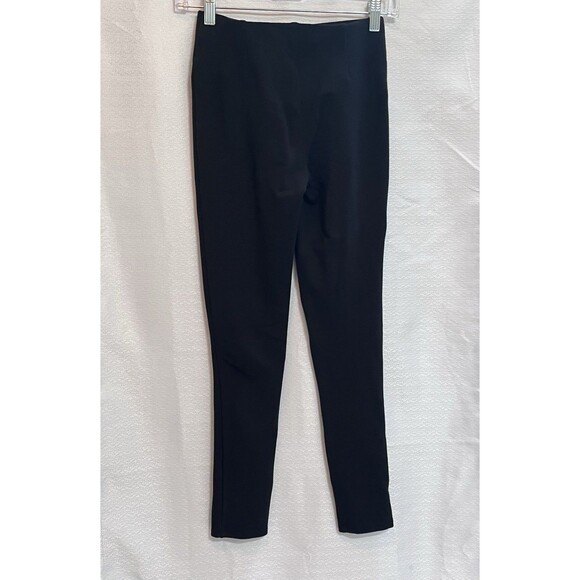 Parasuco Stretch Slim Zippered Pockets Pants Womens XS Black Goth Biker Witchy - Picture 2 of 5